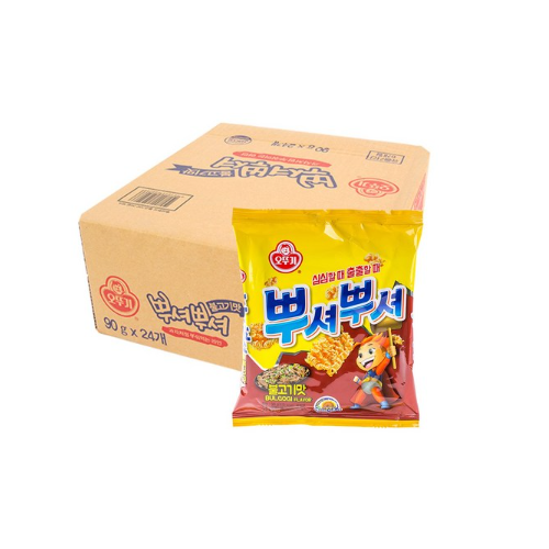 오뚜기 뿌셔뿌셔 불고기맛 90G 24입