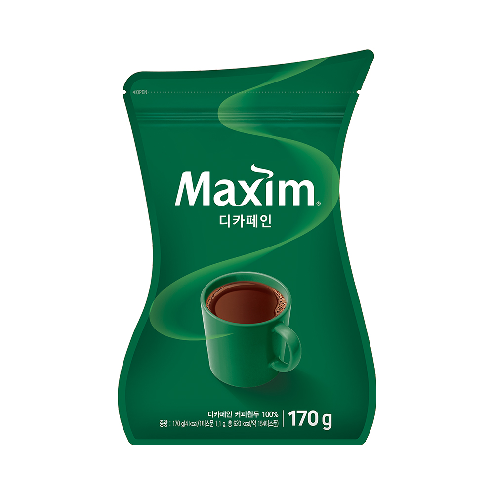 맥심 디카페인 리필용 커피 170g