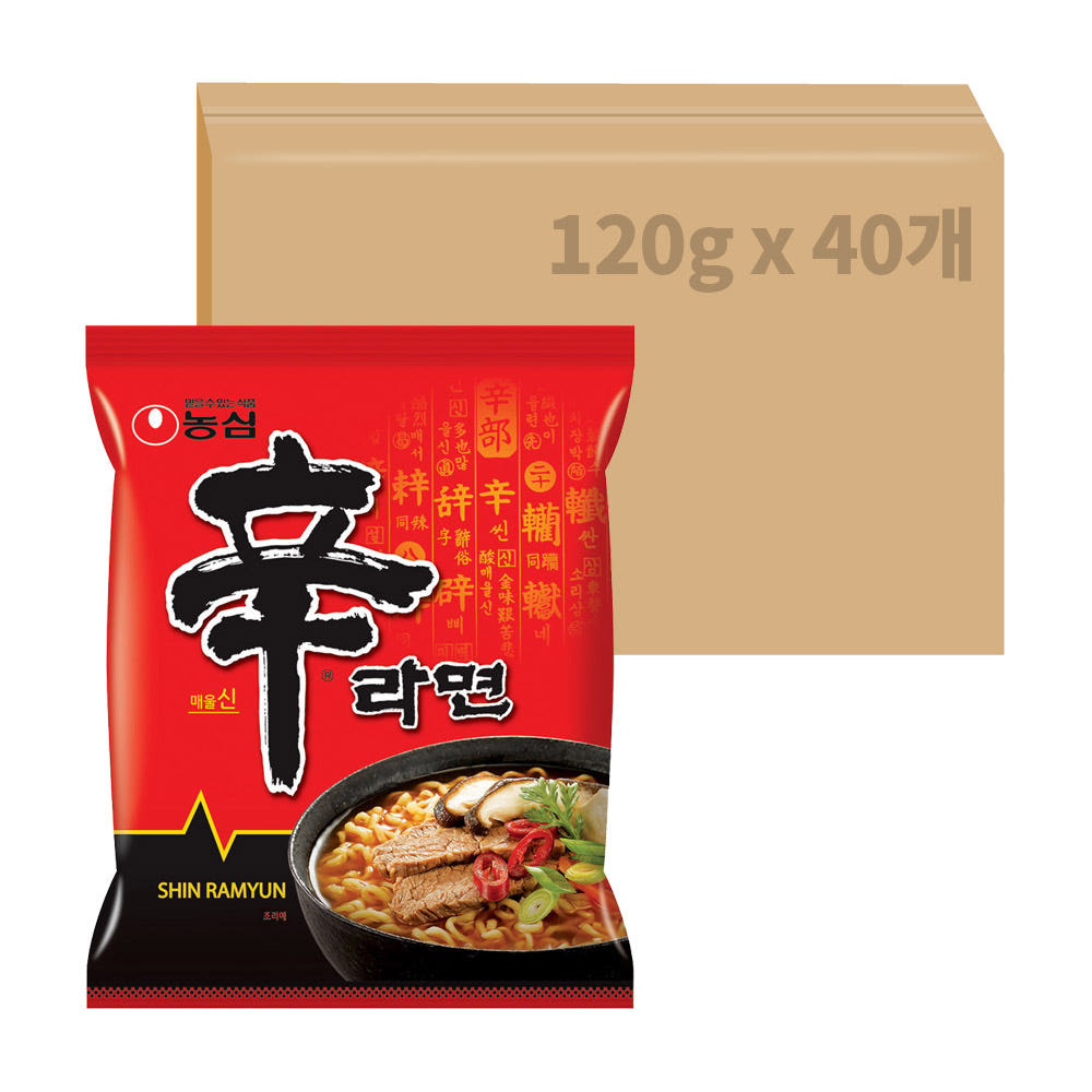 농심 신라면 120g x 40개