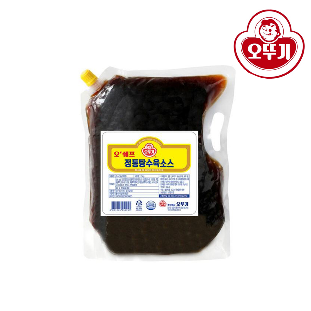 오뚜기 오쉐프 정통탕수육소스 2kg