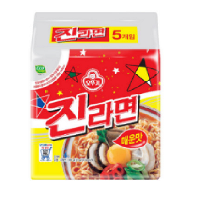 진라면 매운맛 120g 30개