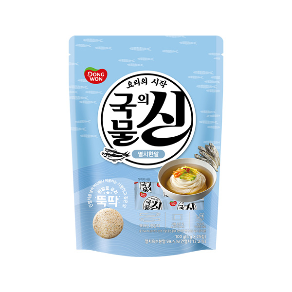 동원 국물의신 멸치한알 (4g x 25입) x 20개 낱개 대량 소량