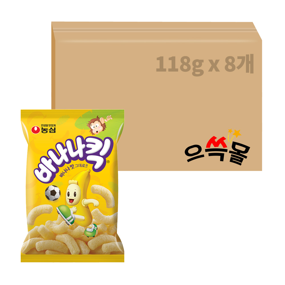 농심 바나나킥 145g x 8개