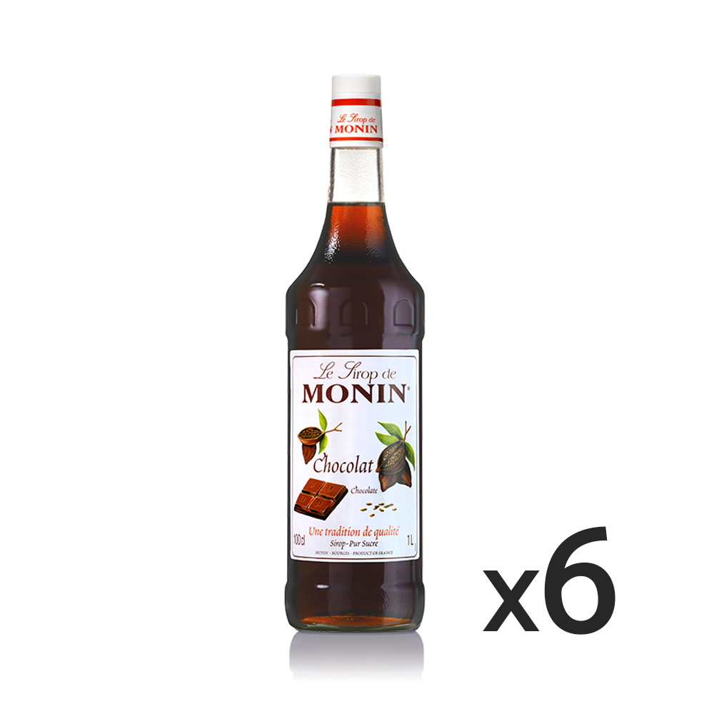 모닌 초콜릿 시럽 1000ml 6개
