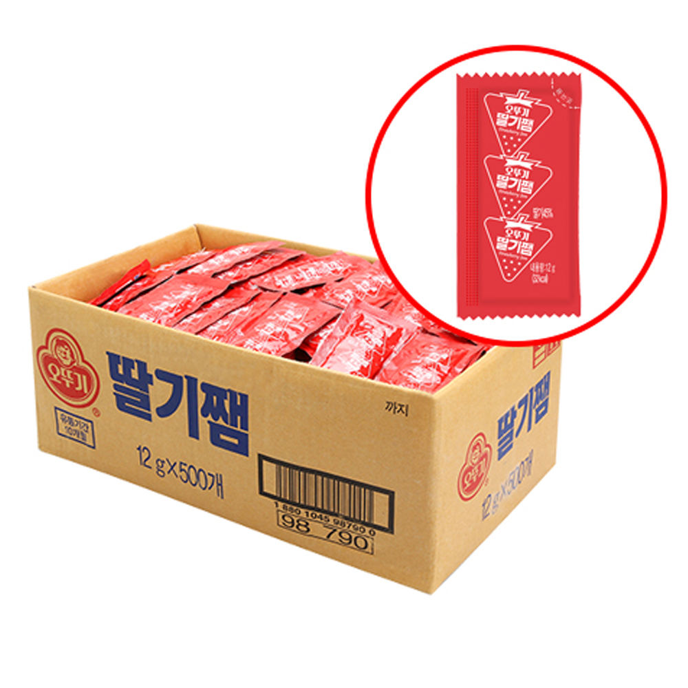 오뚜기 일회용딸기쨈 12gx500개