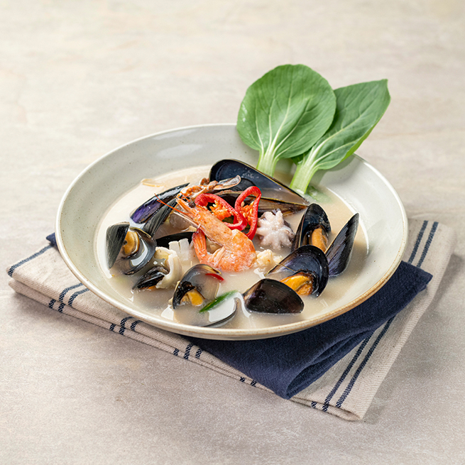 쿡생 삼선나가사끼짬뽕 350g 밀키트 이자카야 야식 안주 탕