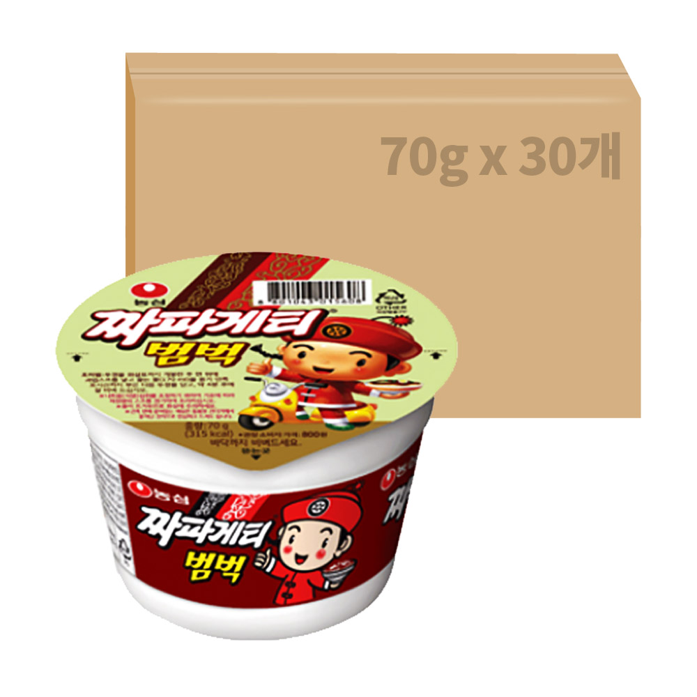 농심 짜파게티범벅 70g x 30개