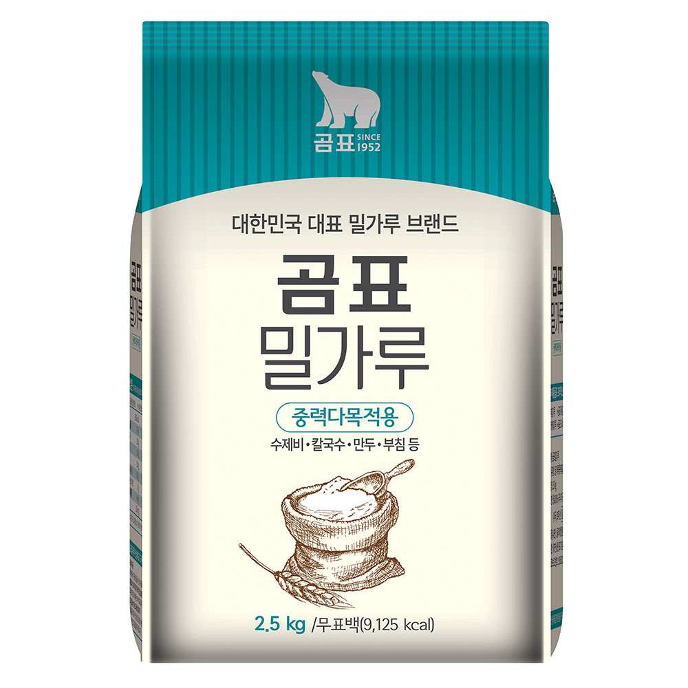 곰표 중력 밀가루 다목적용 2.5kg 1개