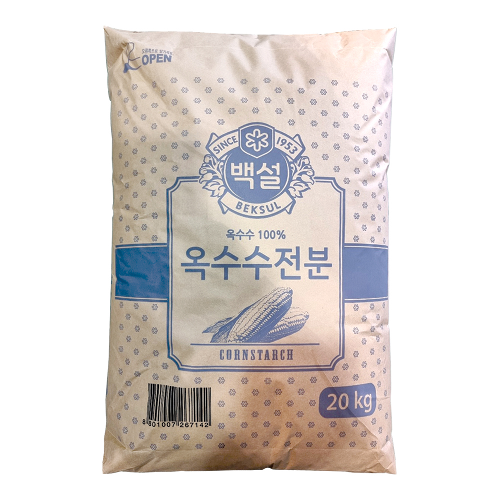 백설 옥수수전분 20kg
