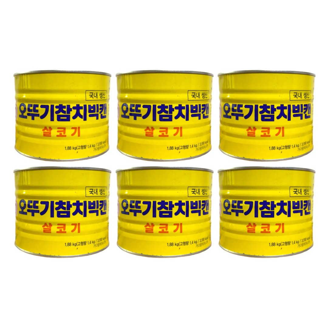 오뚜기참치 빅캔 살코기(덕용) 1.88kgx6개(box) 대용량 업소용