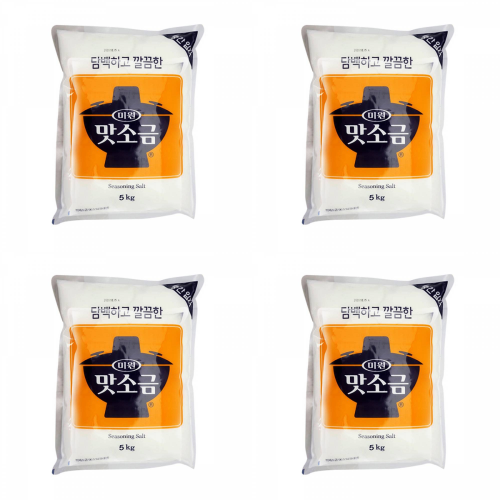 대상 미원 중간맛소금 5kgx4개
