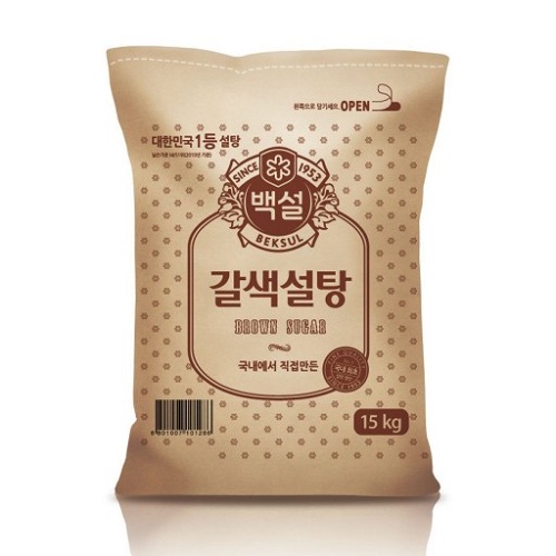 백설 갈색설탕 15kg