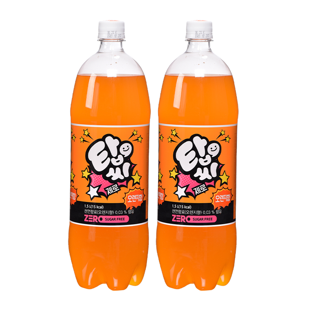 일화 탑씨 제로 오렌지 1.5L X 12pet
