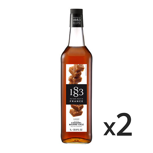 1883 솔티드카라멜 시럽 1000ml 2개