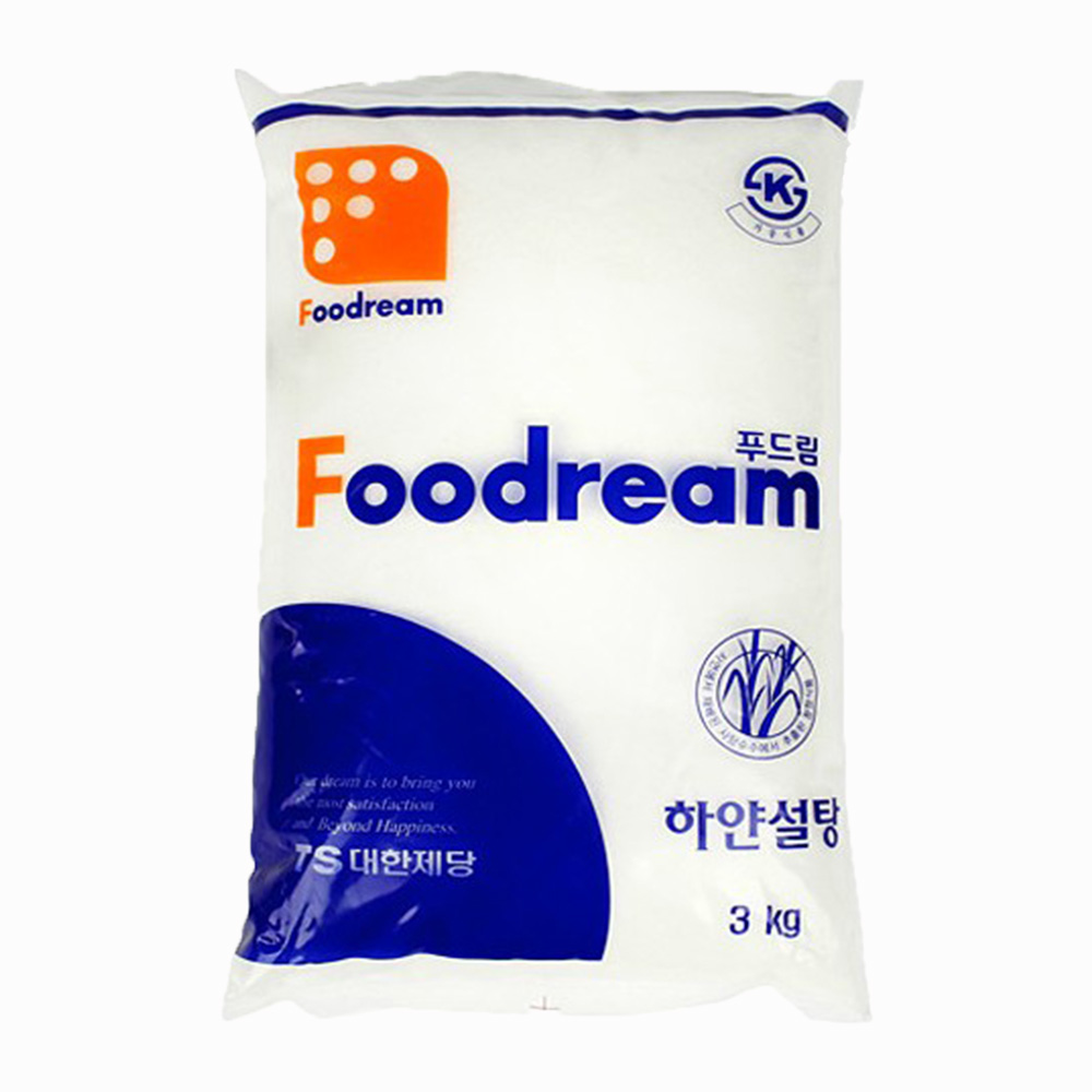 대한제당 푸드림 하얀설탕 3kg 정백당 백설탕
