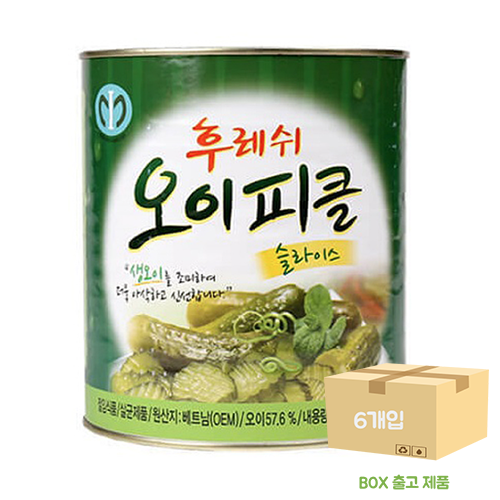 일가후레쉬오이피클3kg x 6입 (BOX)