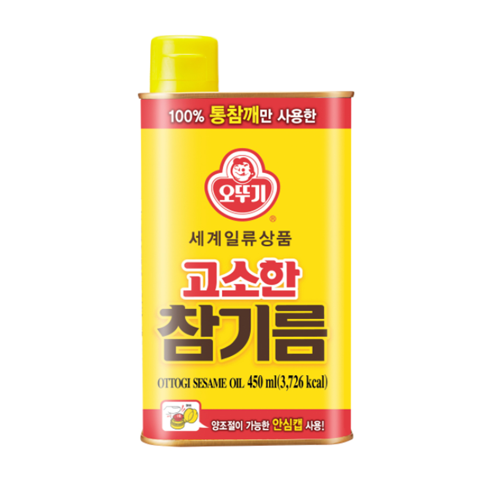 오뚜기 고소한참기름 캔 450ML