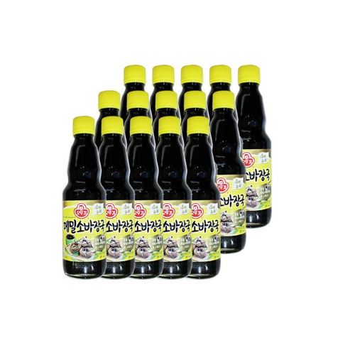 오뚜기 메밀 소바장국 360ML 15개