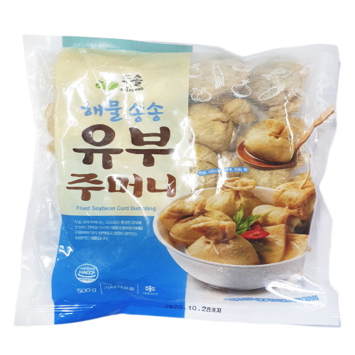 두솔 해물송송 유부주머니 500g