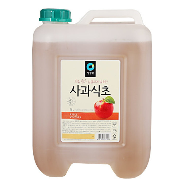 대상 청정원 사과식초 18L 식초 대용량 업소용