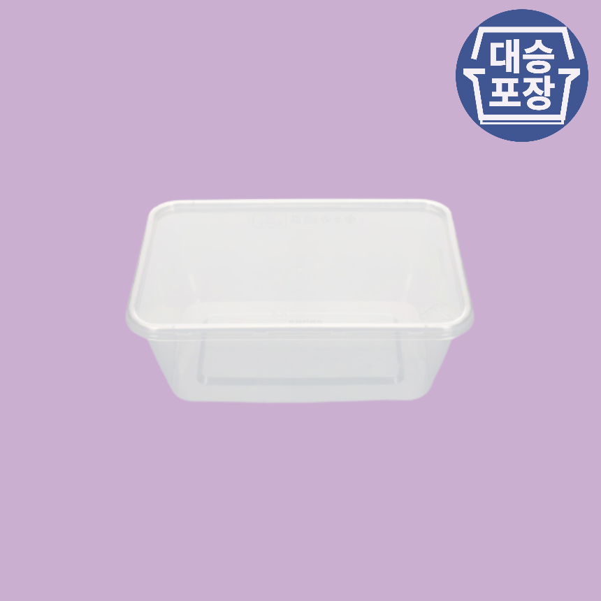 직사각 용기 사출 B900 [KH BW/투명/500세트]