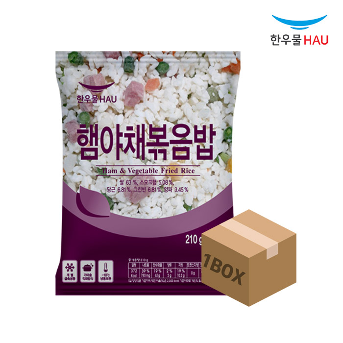 한우물 햄야채 볶음밥 210g x 40개