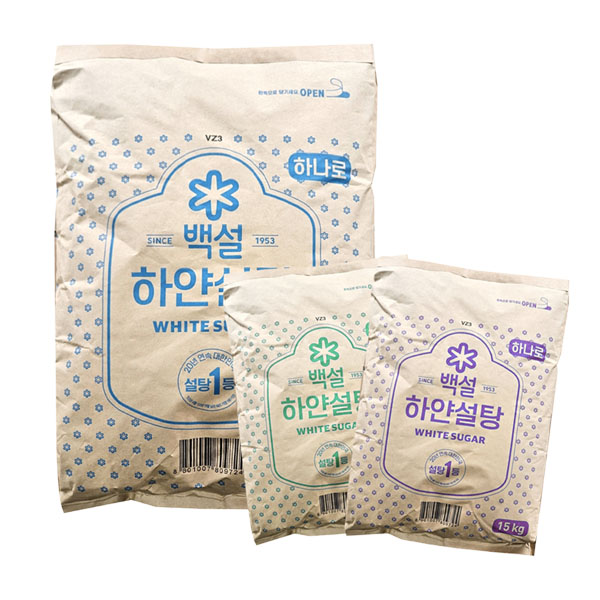 [오늘출발] [온국민직배송]백설 하얀설탕 15kg