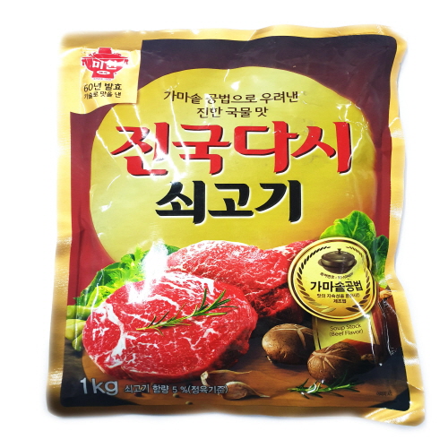 [오늘출발] 대상 미원 진국 쇠고기 다시다 1kg