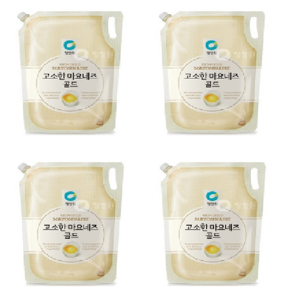 대상 청정원 고소한 마요네즈 스파우트 3.2kg 4개
