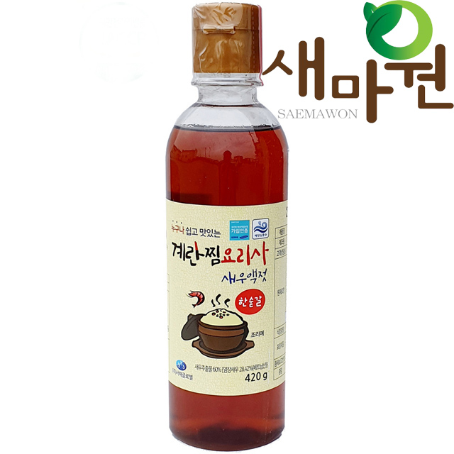 새마원 계란찜 요리사 420g 계란찜 계란말이 소스