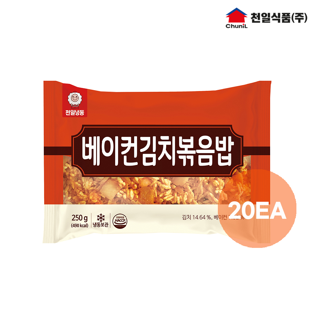 천일식품 베이컨김치볶음밥 250g x 20봉