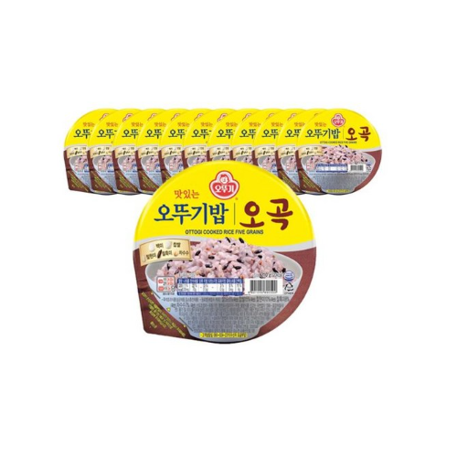 오뚜기 오뚜기밥 오곡 210G 12개