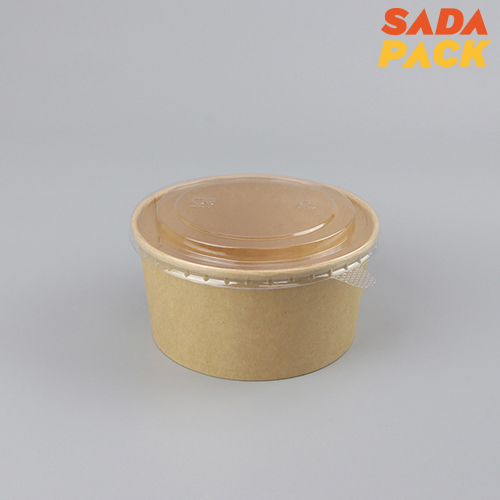 종이용기-크라프트 1000cc 세트 50개