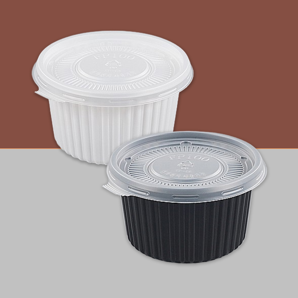 [합포장] 일회용 PS 국물용기 100파이 중 [BFP] 1000개세트(HIT)[4/15일부터 출고 예정]