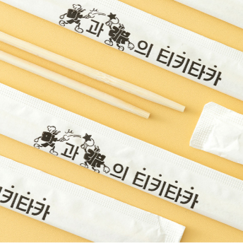 [첫구매100원딜] 젓가락(종이)-맛과 리뷰의 티키타카 (200개)