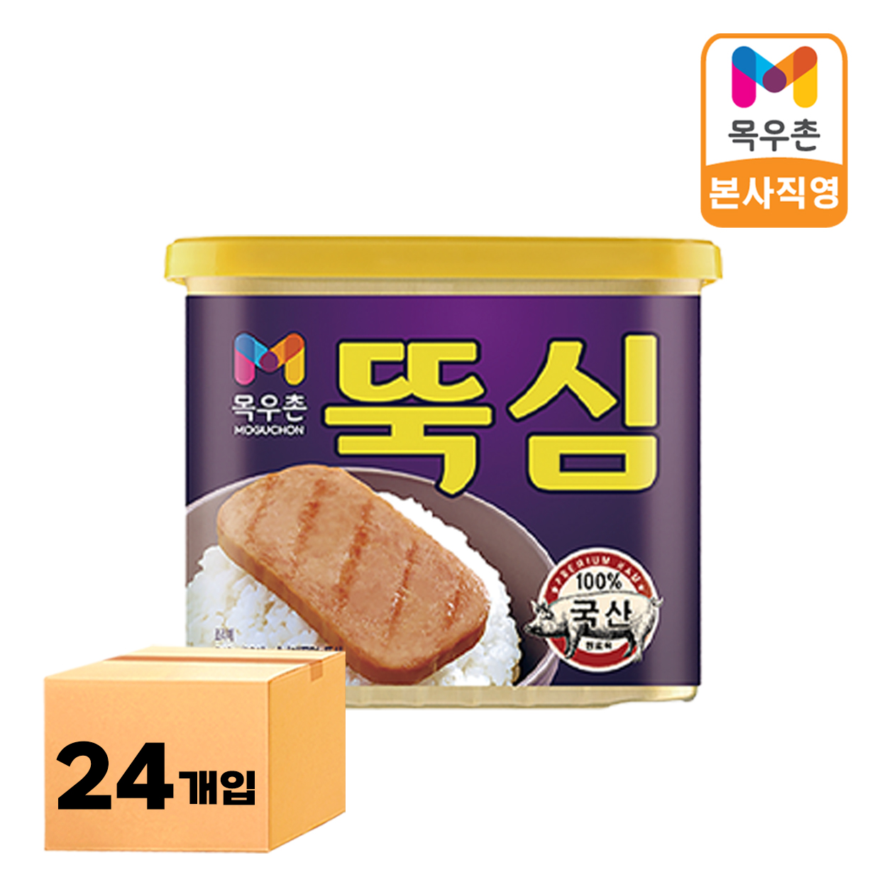 목우촌 뚝심 340g(24개입)