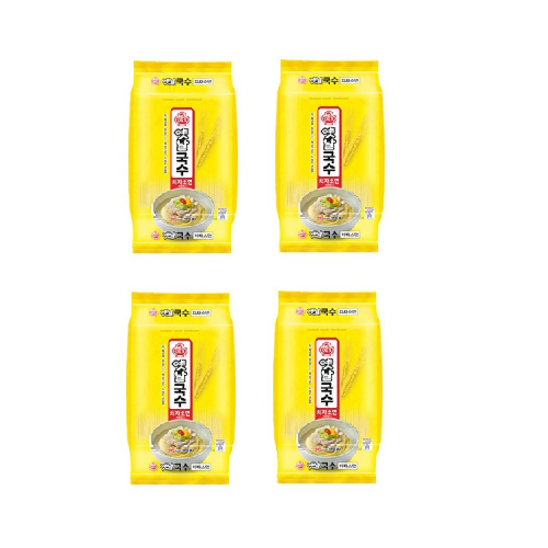 오뚜기 옛날 국수 치자 소면 3KG 4개