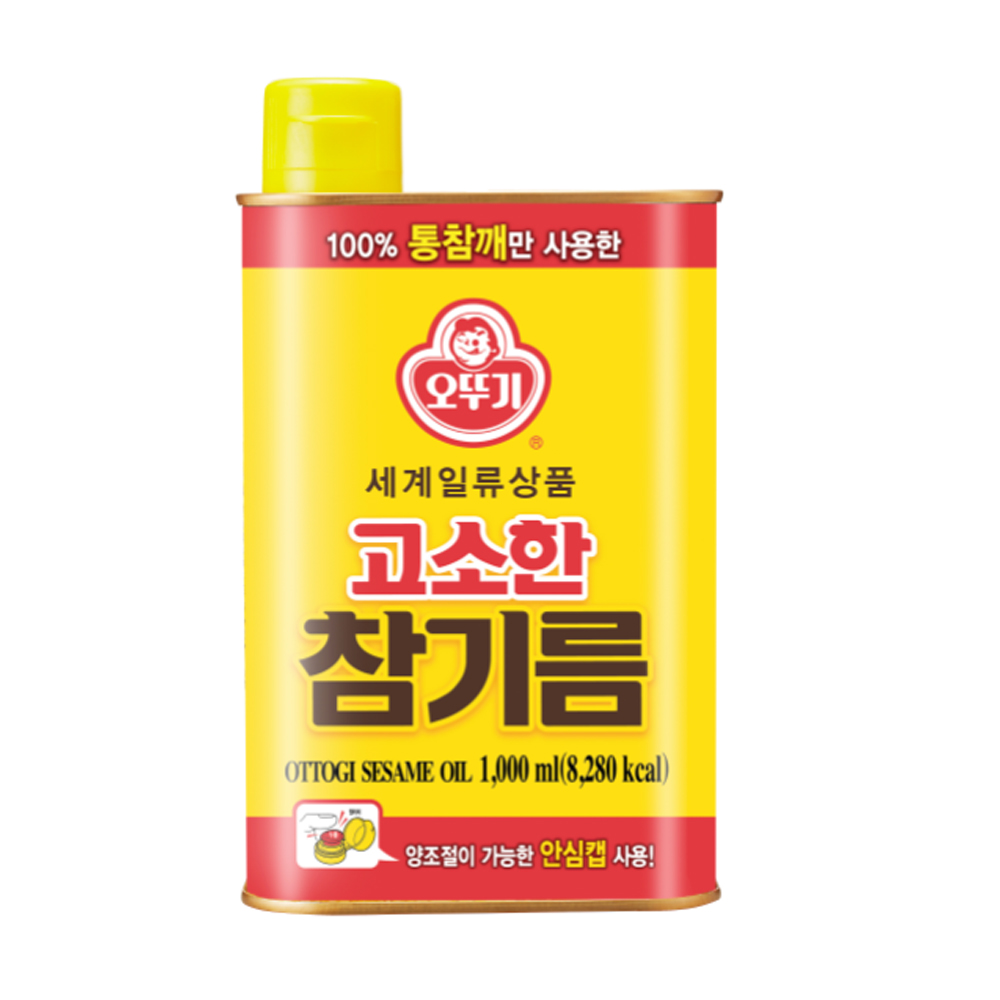 오뚜기 고소한참기름 캔 1000ML