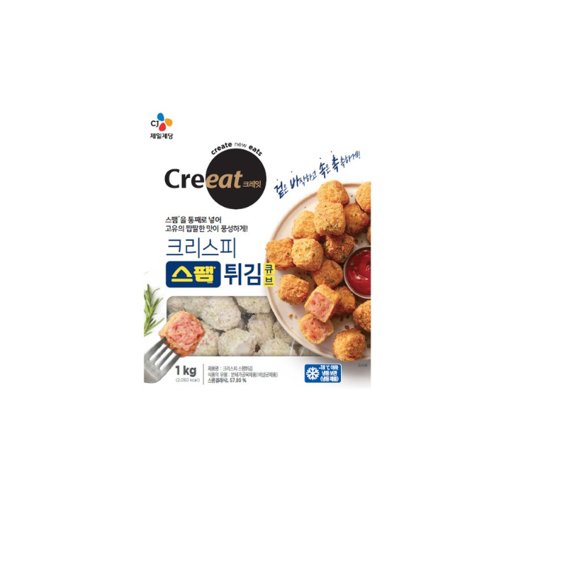 CJ 제일제당 크레잇 크리스피 스팸 튀김 1kg