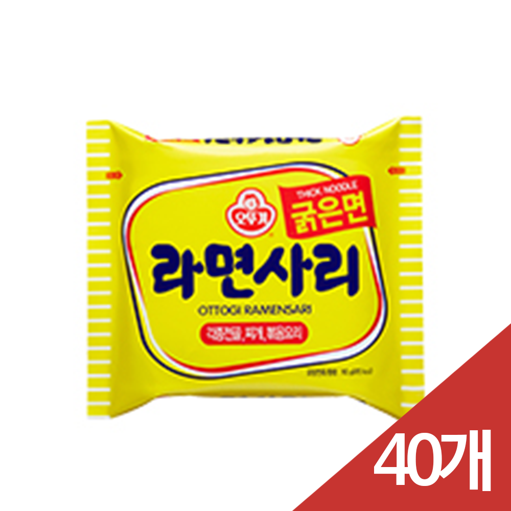 오뚜기 라면사리 굵은면 110G 40개(한박스)