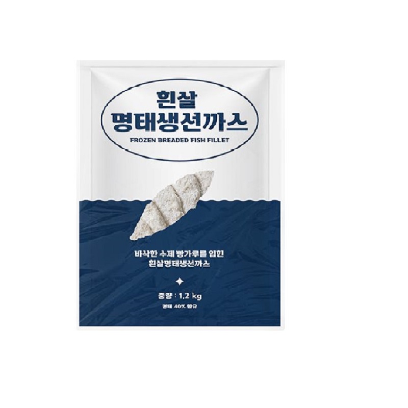 펀쿡 분식 대용량 명태 생선까스 1.2kg 가성비 20피스
