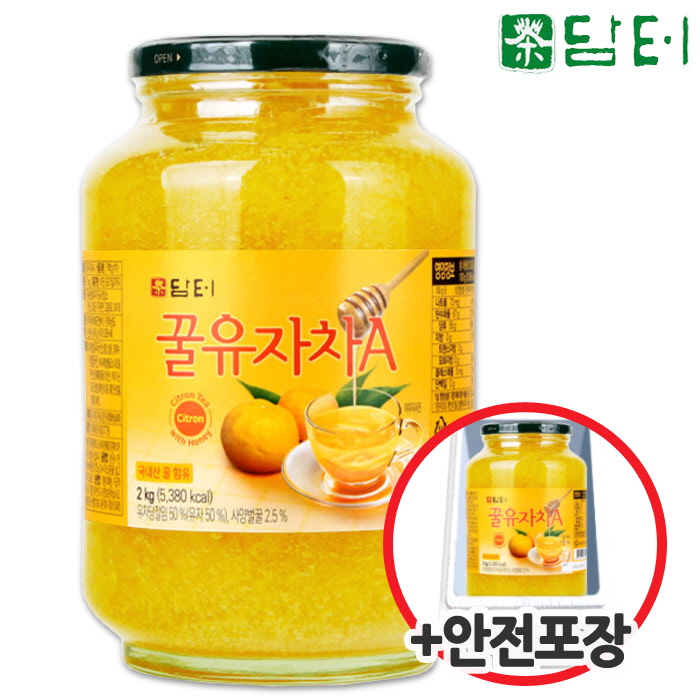 담터 꿀유자차A 2kg+전용포장