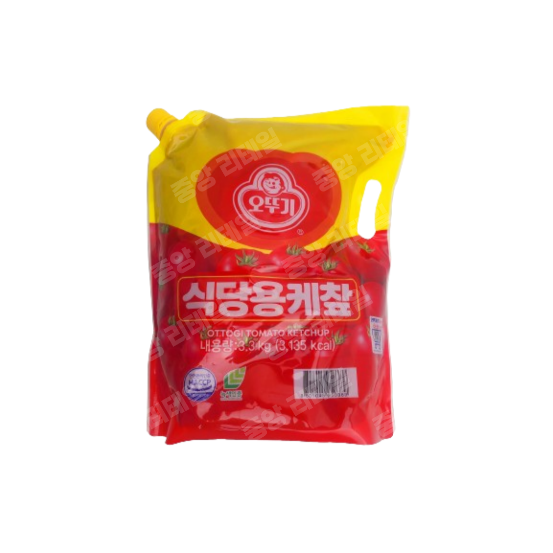 오뚜기 케찹(스파우트) 3.3kg 케첩 케챂 업소용 대용량